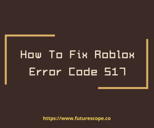 What Is ROBLOX Error Code 517 And How To Fix It?