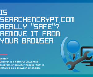 How To Remove Search Encrypt From The Browser?