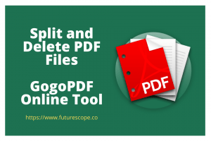 Split and Delete using GogoPDF Online Tool
